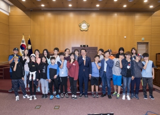 용마초등학교 의회 체험활동